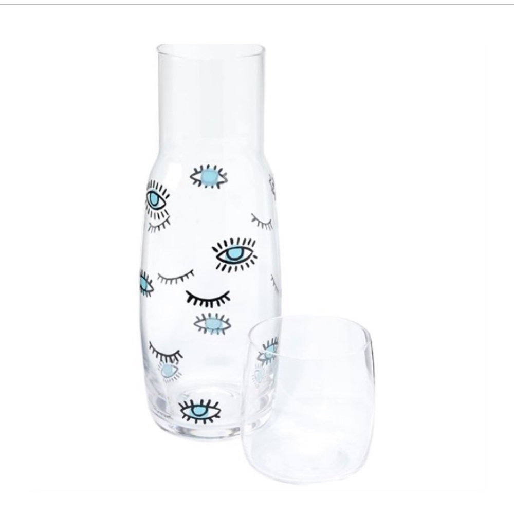 ALL OVER EYES BEDSIDE CARAFE